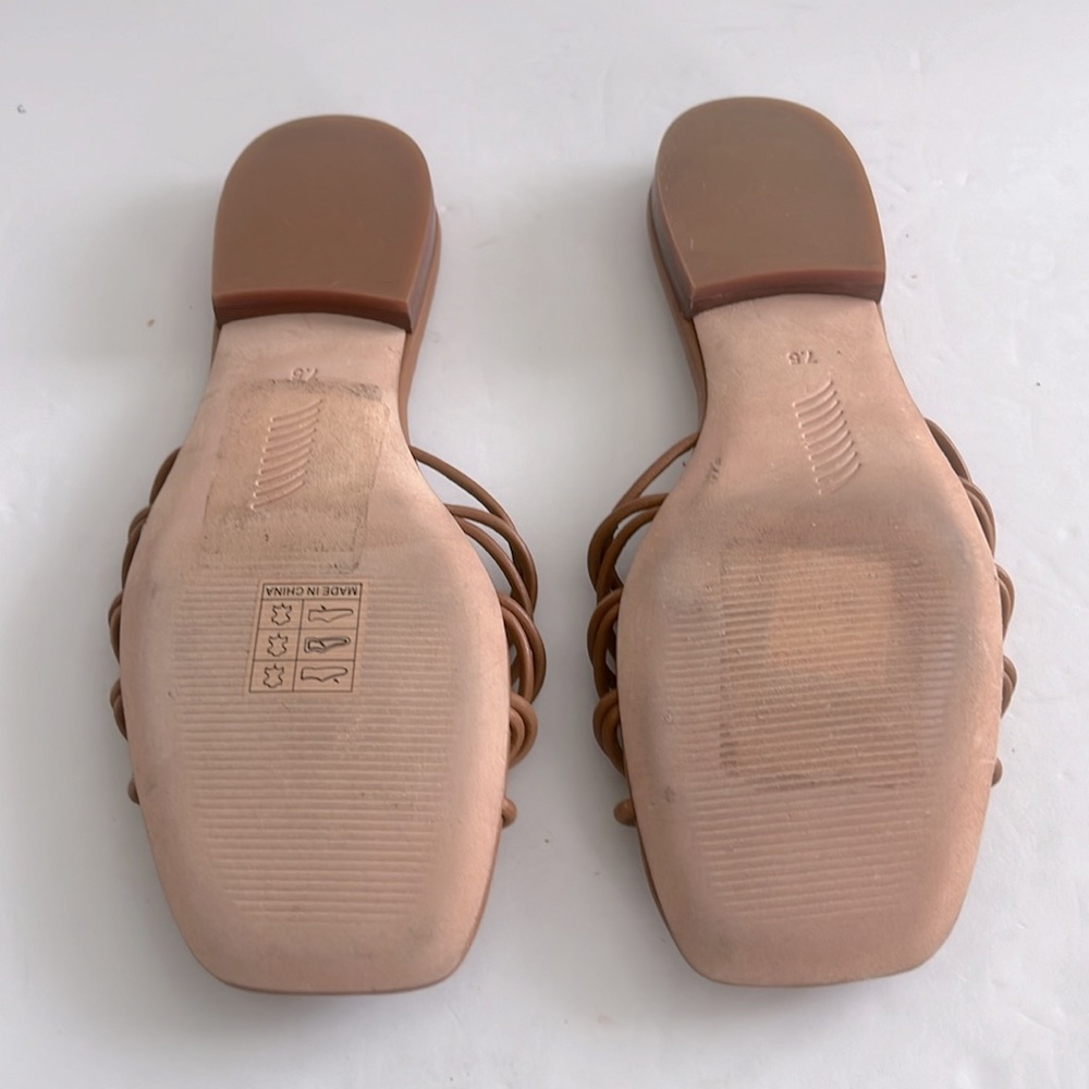 PAIGE $239 Women’s Daya Slide Sandal Cognac Color Size 7.5 New - Picture 8 of 8